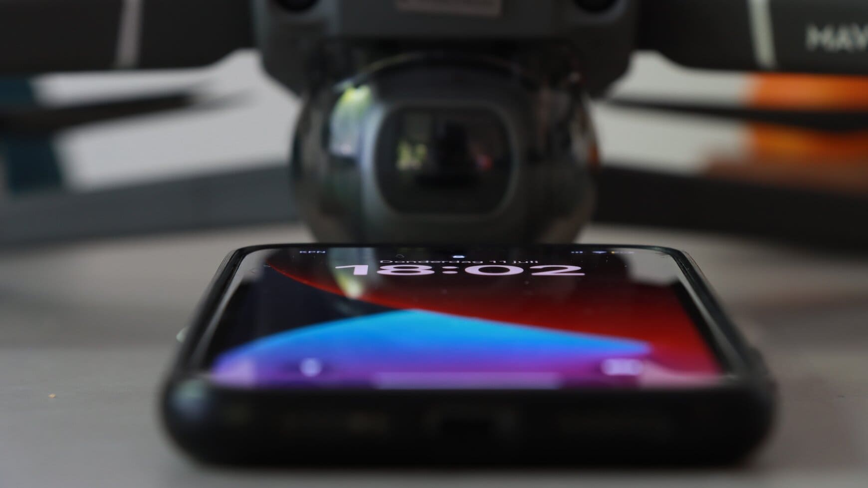 smartphone voor drone gebruiken