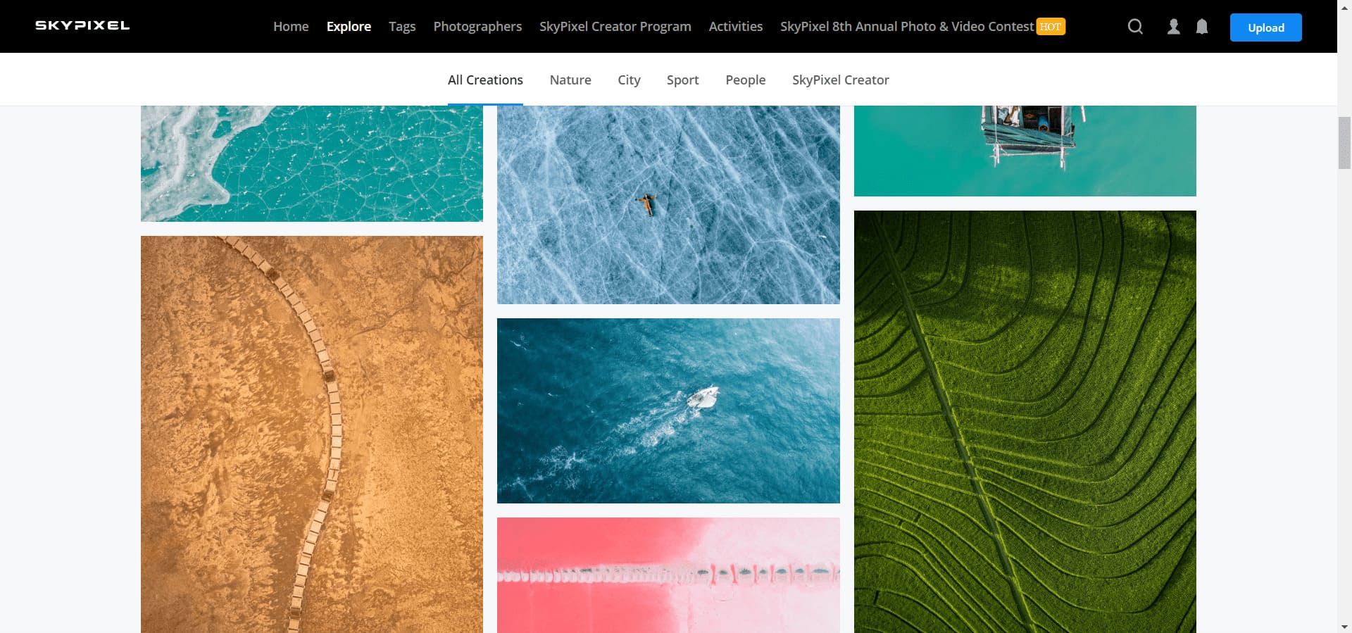 Skypixel inspiratie opdoen drone fotos Skypixel inspiratie opdoen drone foto's