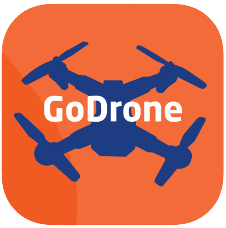 GoDrone app drone logo GoDrone app drone logo