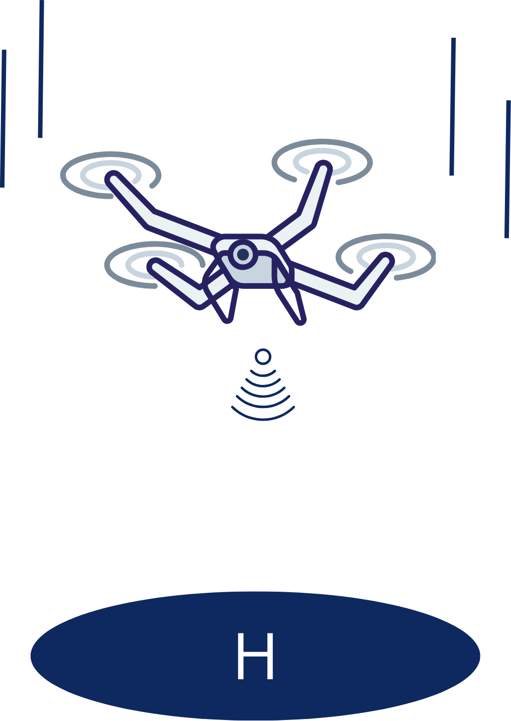 drone rustig landen sensors detectie drone rustig landen sensors detectie