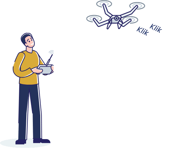 dronepiloot maakt fotos met drone dronepiloot maakt foto's met drone